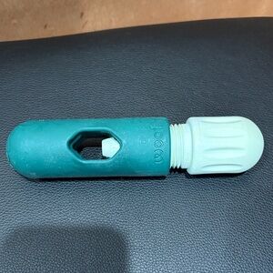 Interactive Dog Chew Toy in Teal and Light Green